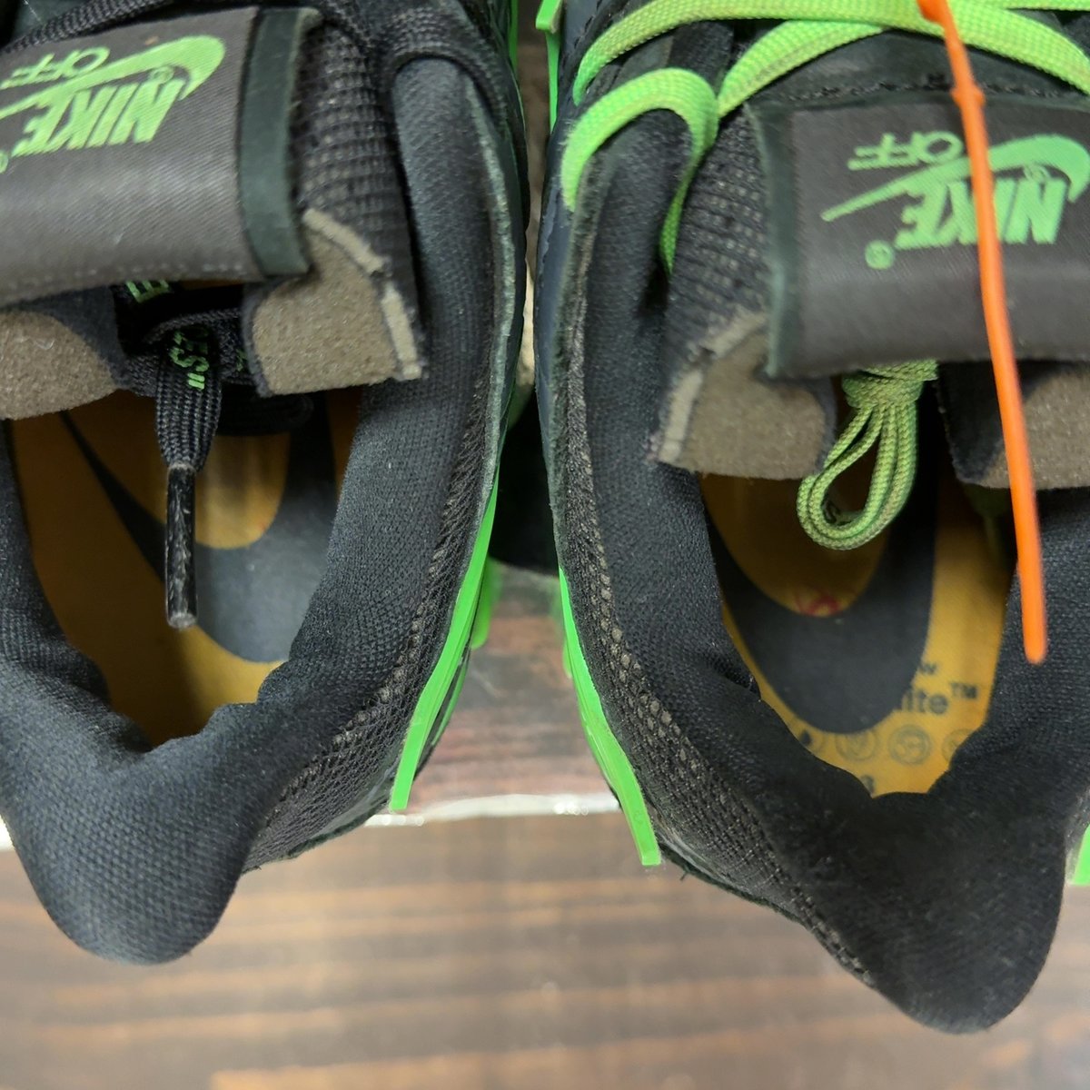 Nike Air Rubber Dunk Off-White Green Strike Size 6 (Pre-Owned) - aux