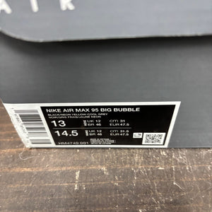 Nike Air Max 95 OG Big Bubble Neon (2025/2026) Size 13 (Pre-Owned) - aux