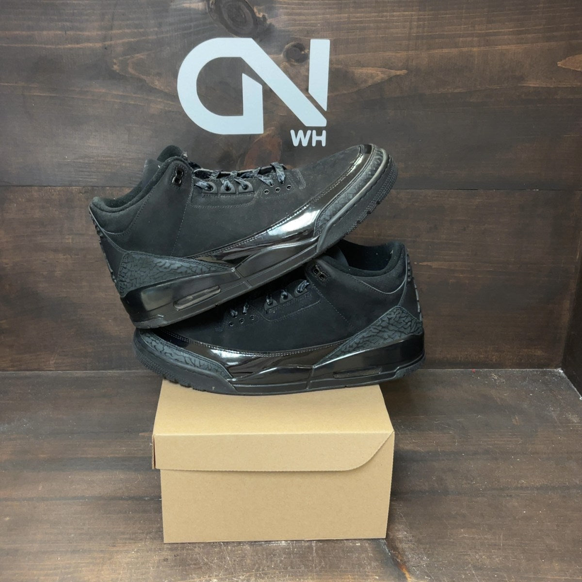 Jordan 3 Retro Black Cat (2025) Size 12.5 (Pre-Owned) - Image 1