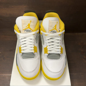 Jordan 4 Retro Vivid Sulfur (Women's) Size 9W (Pre-Owned) - tag