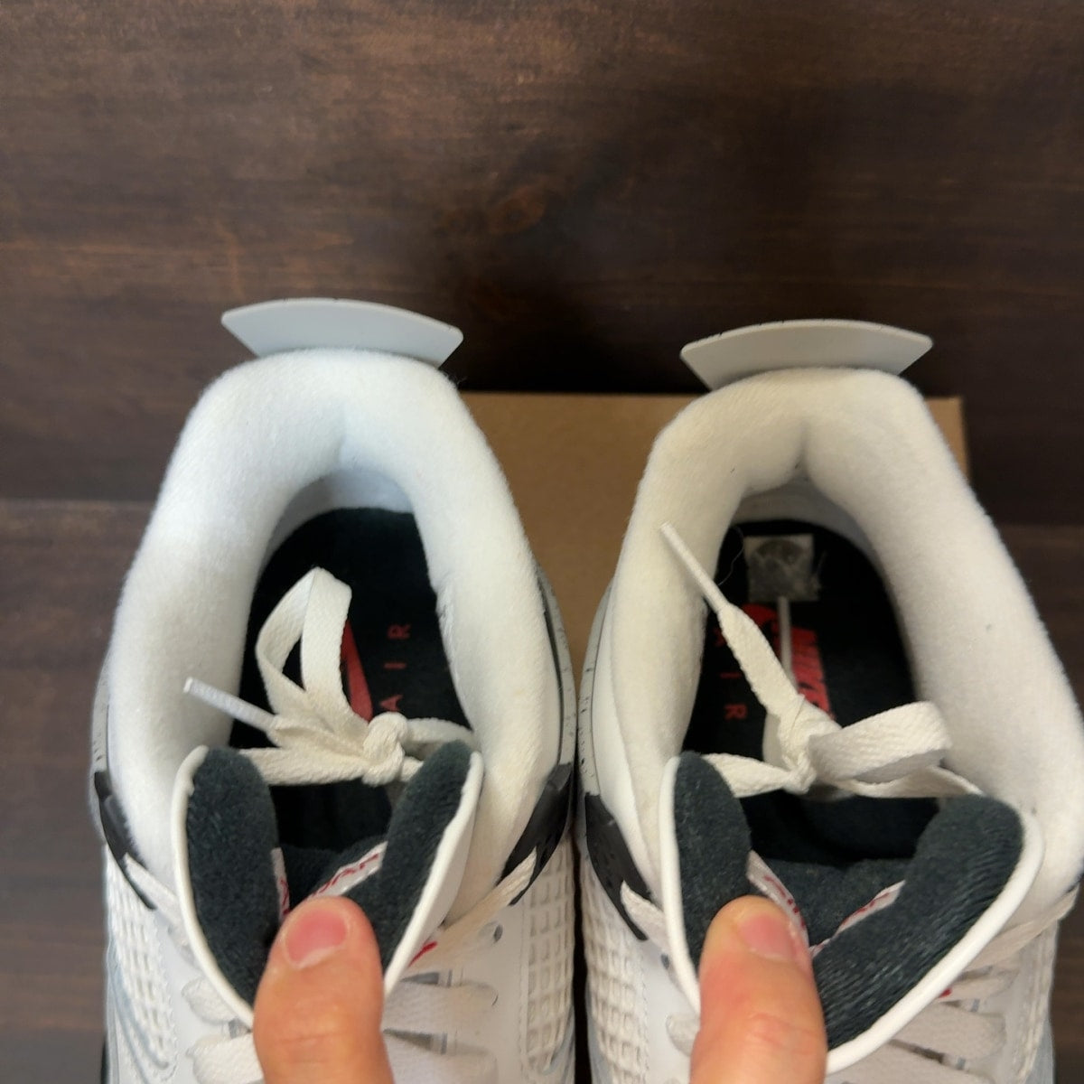 Jordan 4 Retro White Cement (2025) Size 9 (Pre-Owned) - Image 4