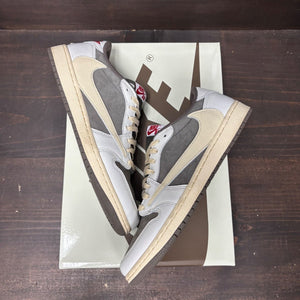 Jordan 1 Retro Low OG SP Travis Scott Reverse Mocha Size 10 (Pre-Owned) - back