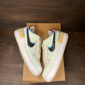 Nike Air Force 1 Low Shadow 8 Bit Barely Green (Women's) Size 9W (Pre-Owned) - Image 2