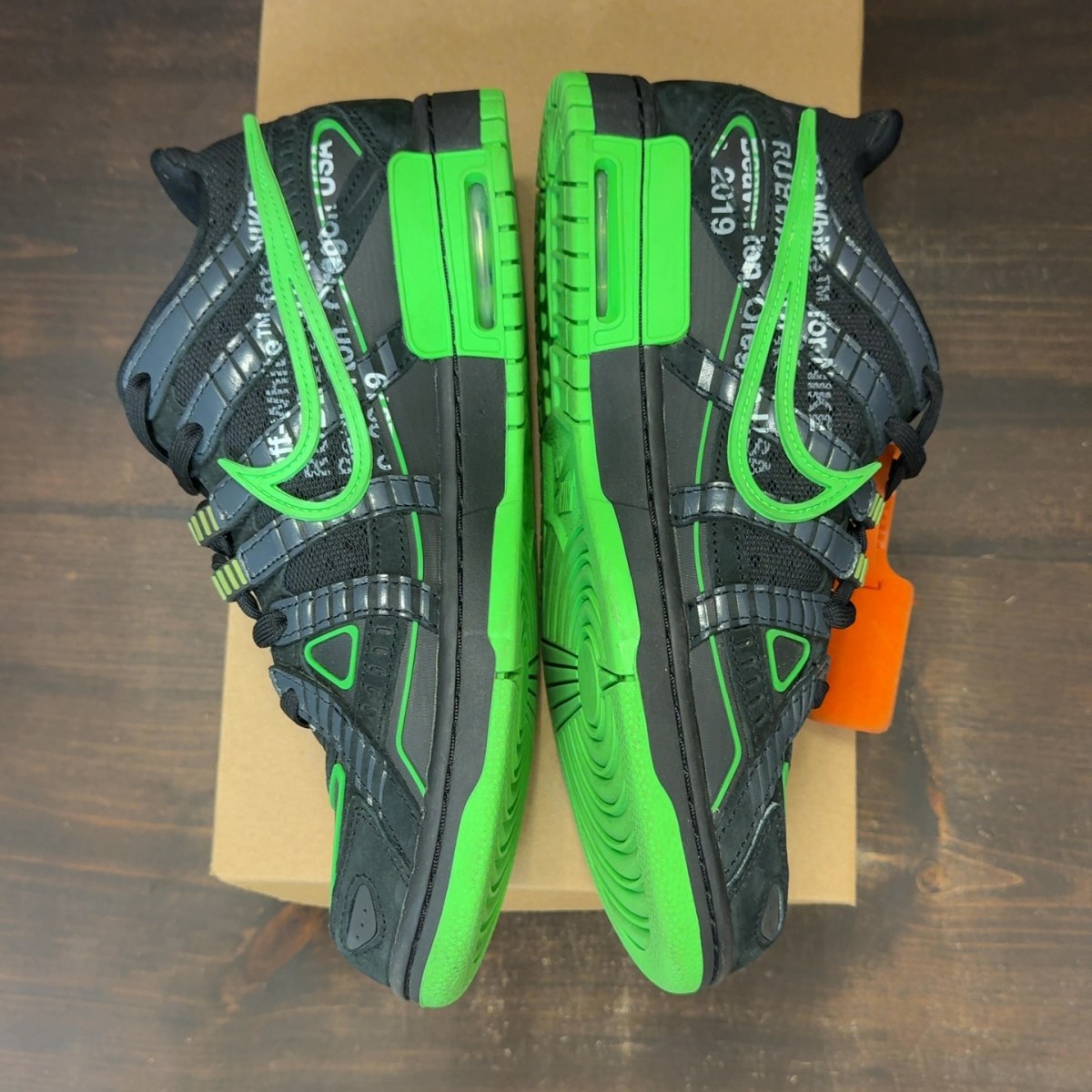 Nike Air Rubber Dunk Off-White Green Strike Size 9.5 (Pre-Owned) - Image 8