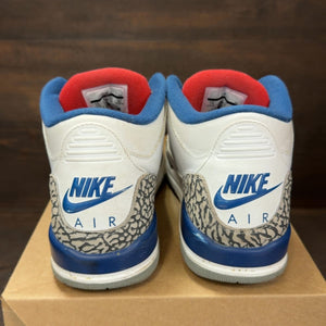 Jordan 3 Retro True Blue (2016) (GS) Size 7Y (Pre-Owned) - aux