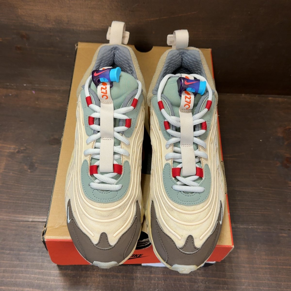Nike Air Max 270 React ENG Travis Scott Cactus Trails Size 7 (Pre-Owned) - tag