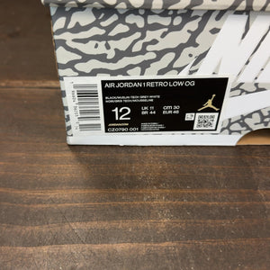 Jordan 1 Retro Low OG Black Cement - Image 8