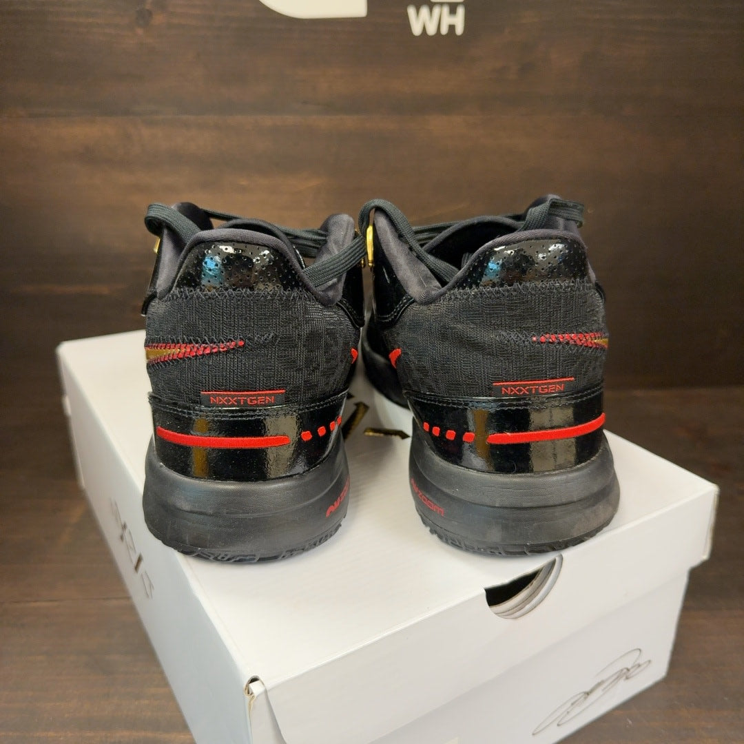 Nike Zoom LeBron NXXT Gen AMPD Black University Red Gold Size 9 (Pre-Owned) - Image 4