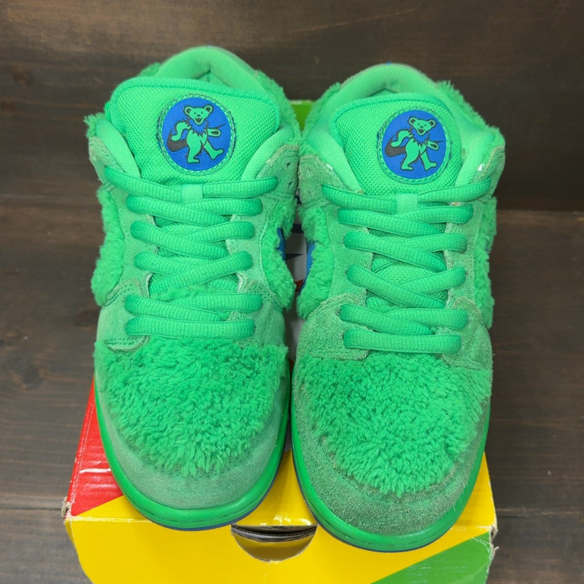 Nike SB Dunk Low Grateful Dead Bears Green Size 8.5 (Pre-Owned) - Image 3
