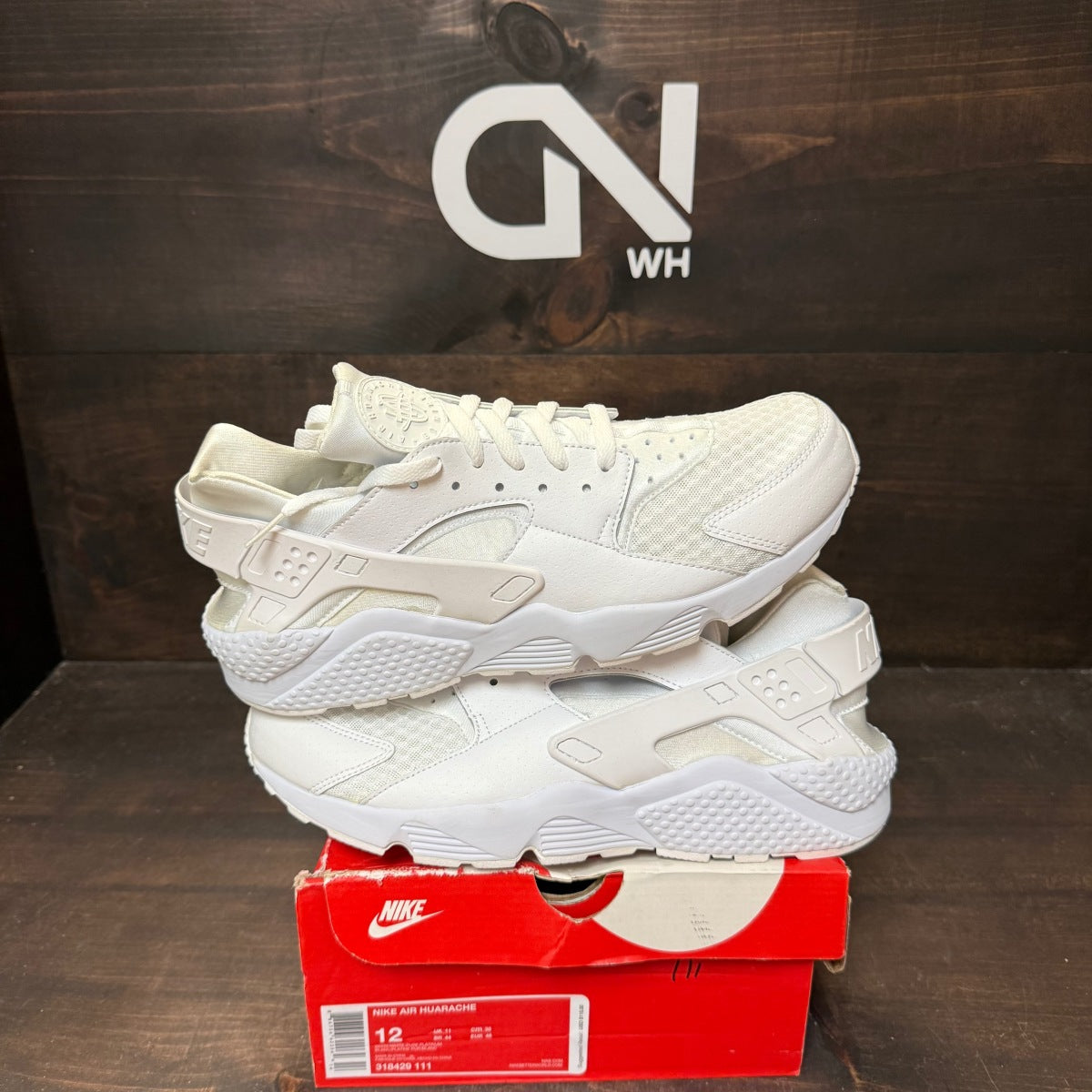 Nike Air Huarache White Platinum - Image 1