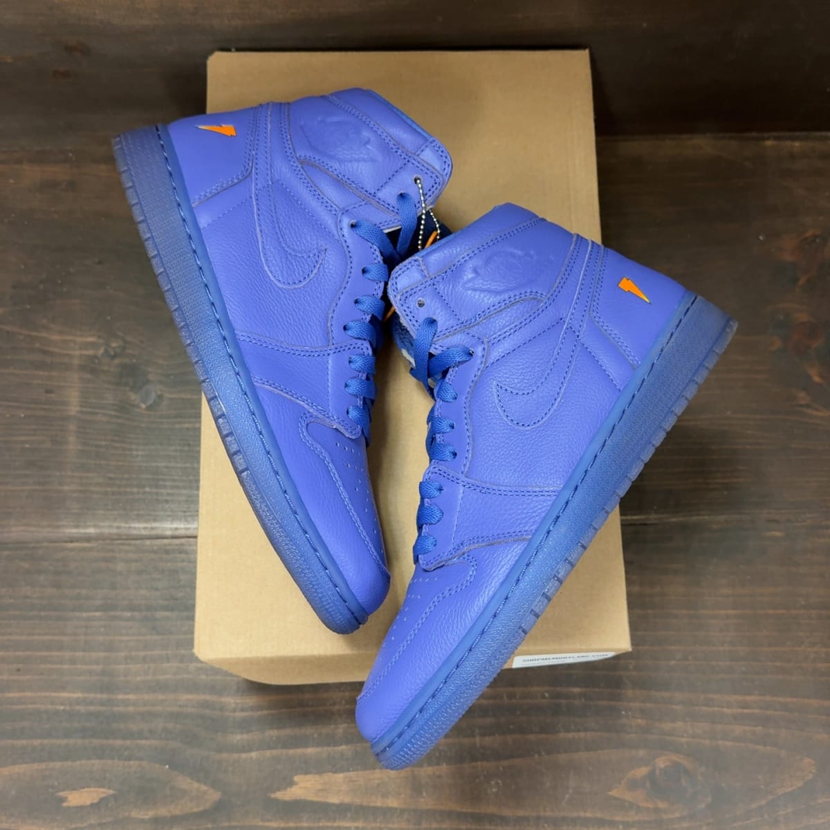 Jordan 1 Retro High Gatorade Rush Violet Size 8.5 (Pre-Owned) - back