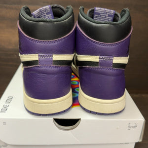 Jordan 1 Retro High Court Purple Size 7.5 (Pre-Owned) - Image 5