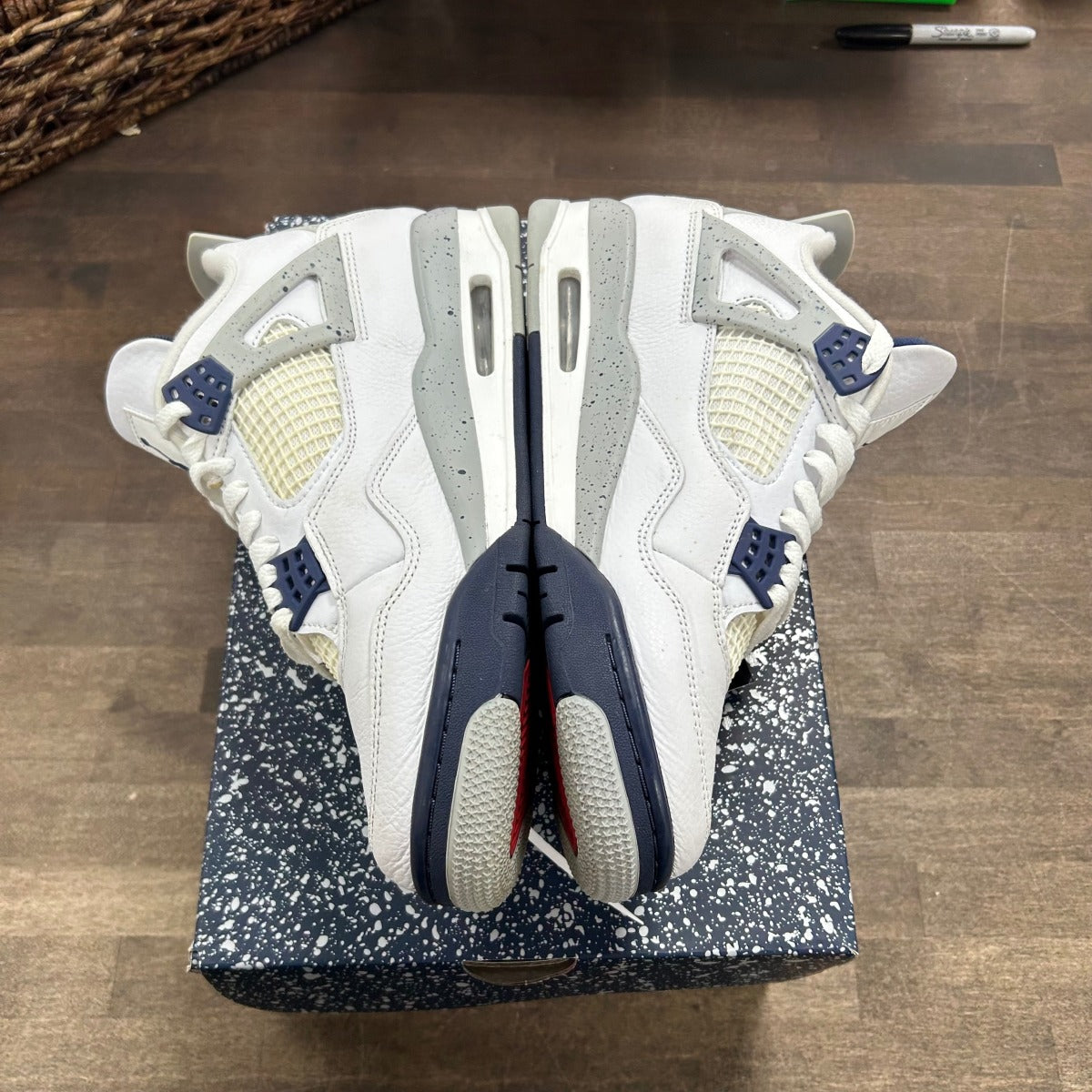 Jordan 4 Retro Midnight Navy - Image 3