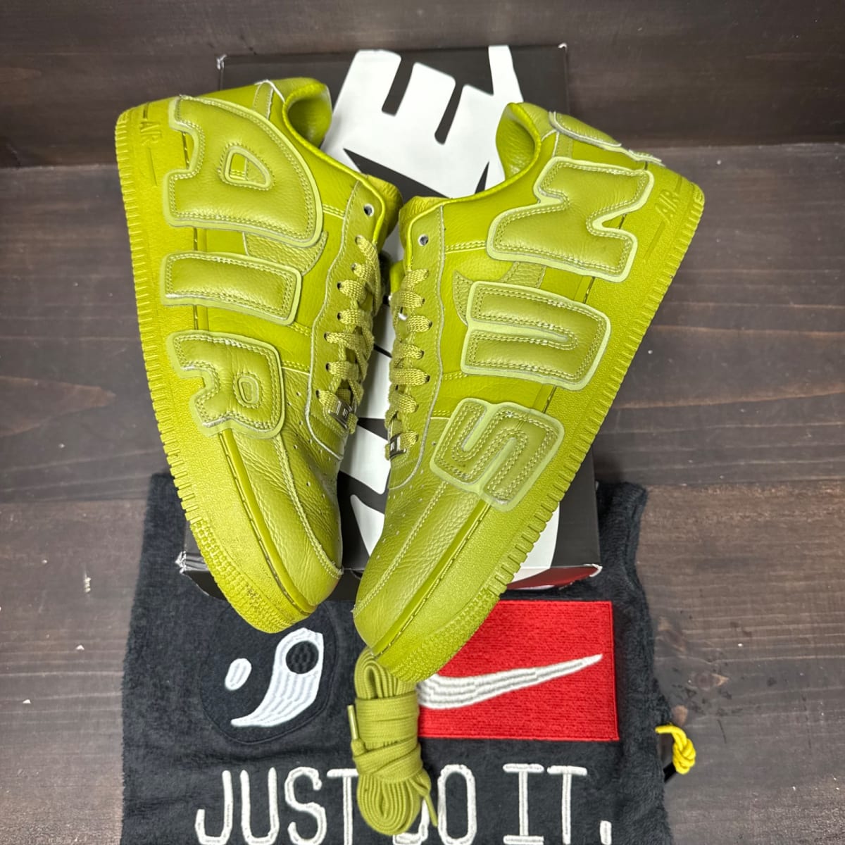 Nike Air Force 1 Low Cactus Plant Flea Market Moss Size 12 (Pre-Owned) - tag