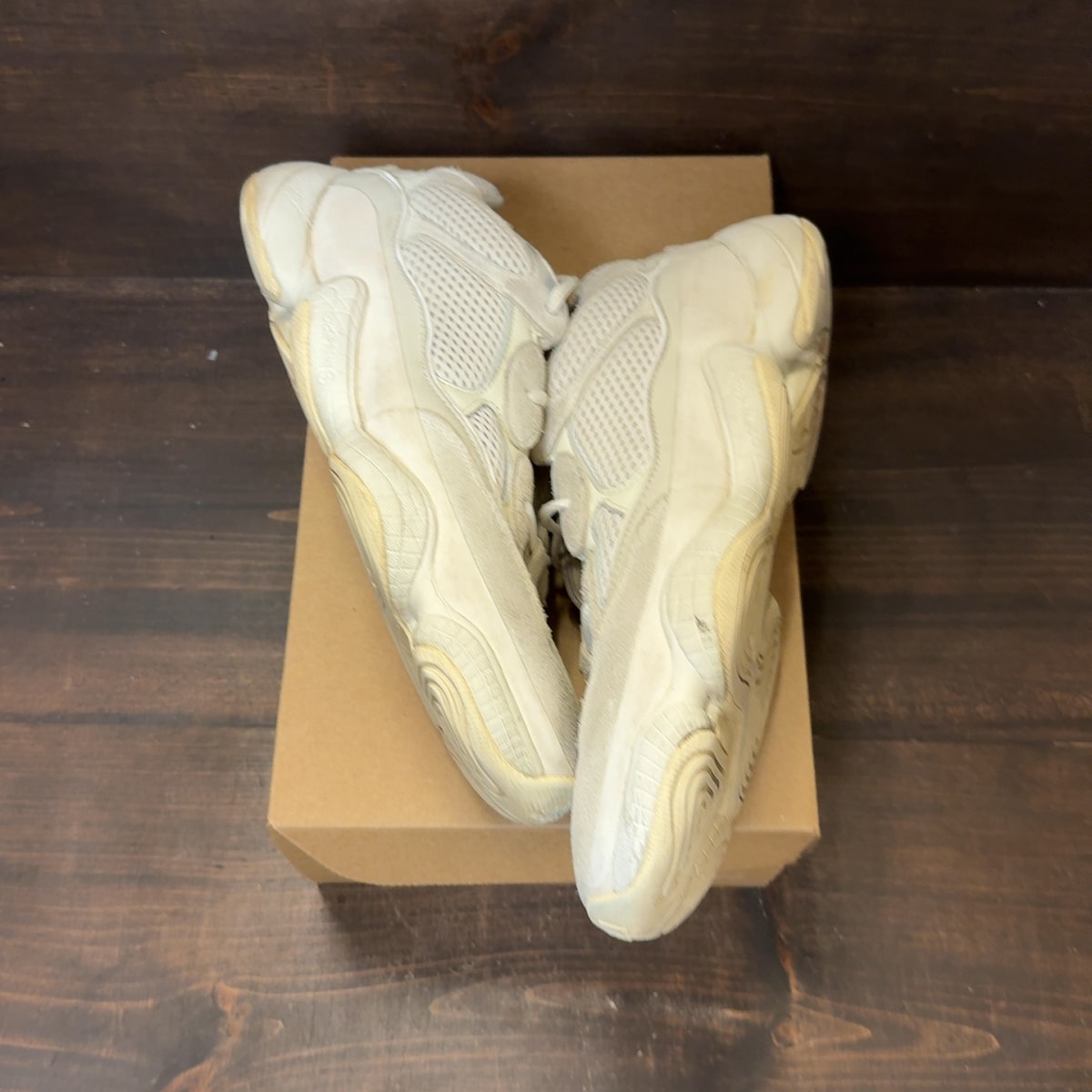 adidas Yeezy 500 Bone White (2019) Size 11 (Pre-Owned) - Image 2