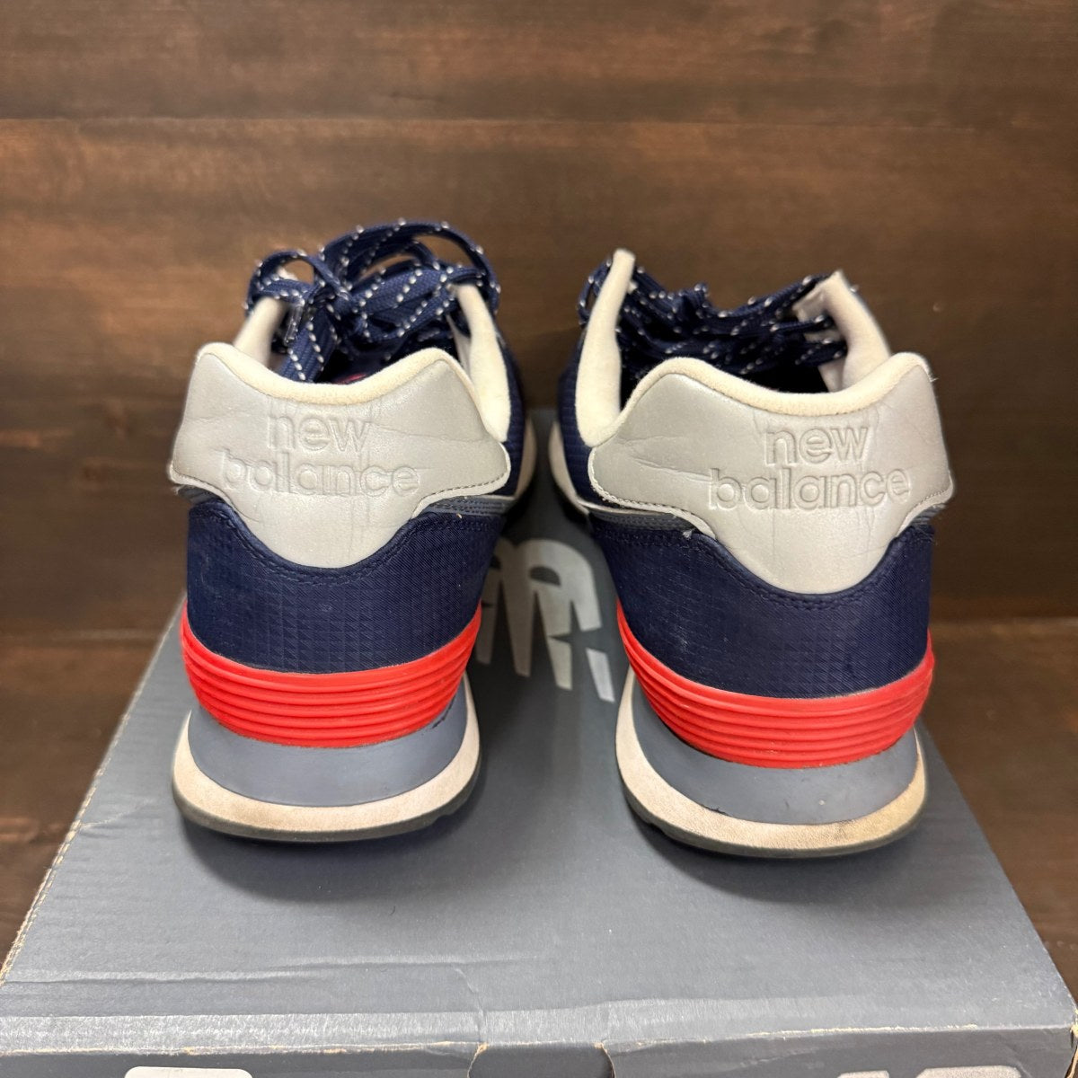 Blue Red New Balance 574 Size 10.5 (Pre-Owned) - Image 4