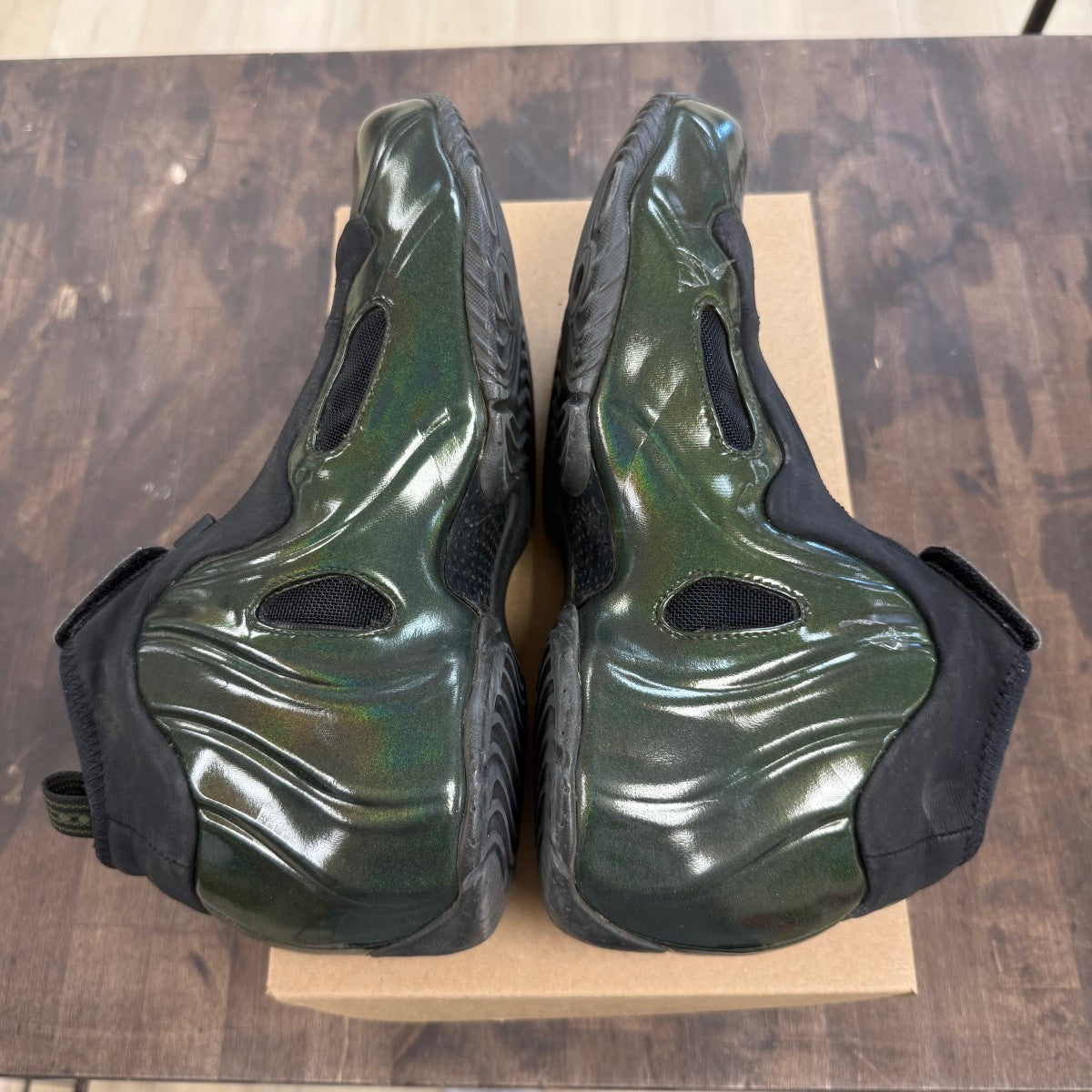 Nike Air Flightposite One Legion Green Size 11.5 (Pre-Owned) - Image 4