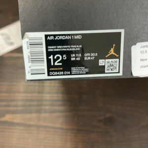 Jordan 1 Mid True Blue - Image 9