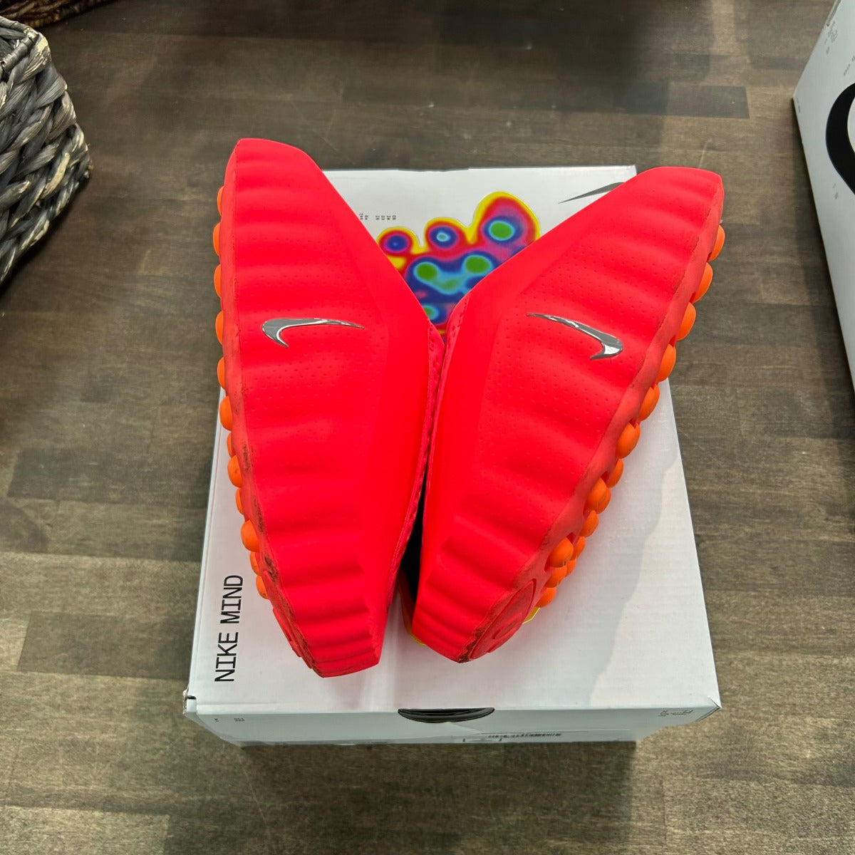 Nike Mind 001 Slide Solar Red (Women's) Size 8W (Pre-Owned) - Image 1