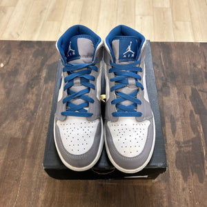 Jordan 1 Mid True Blue Cement (GS) - Image 2