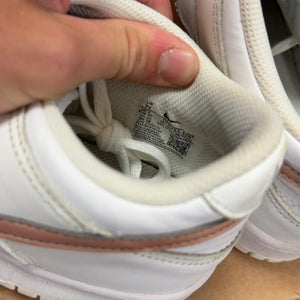 Nike Dunk Low White Pink (GS) Size 7Y (Pre-Owned) - Image 7