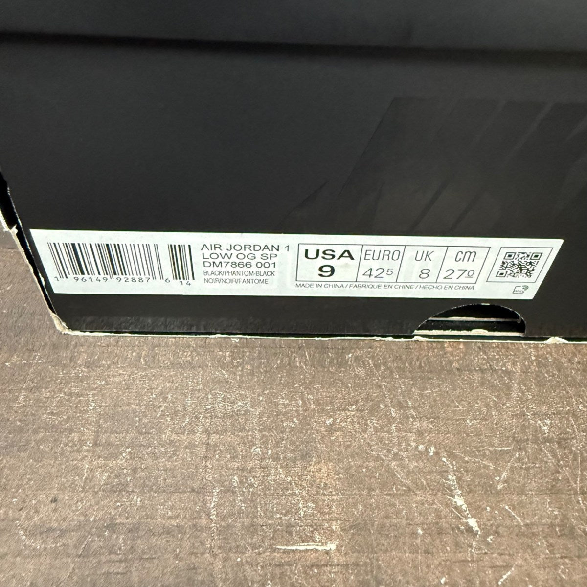 Jordan 1 Retro Low OG SP Travis Scott Black Phantom - Image 7