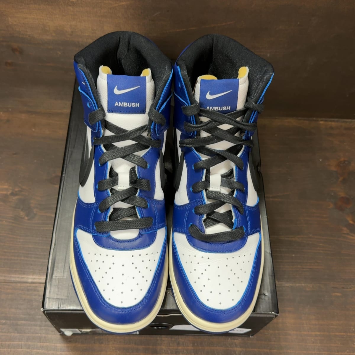 Nike Dunk High AMBUSH Deep Royal Size 7.5 (Pre-Owned) - tag