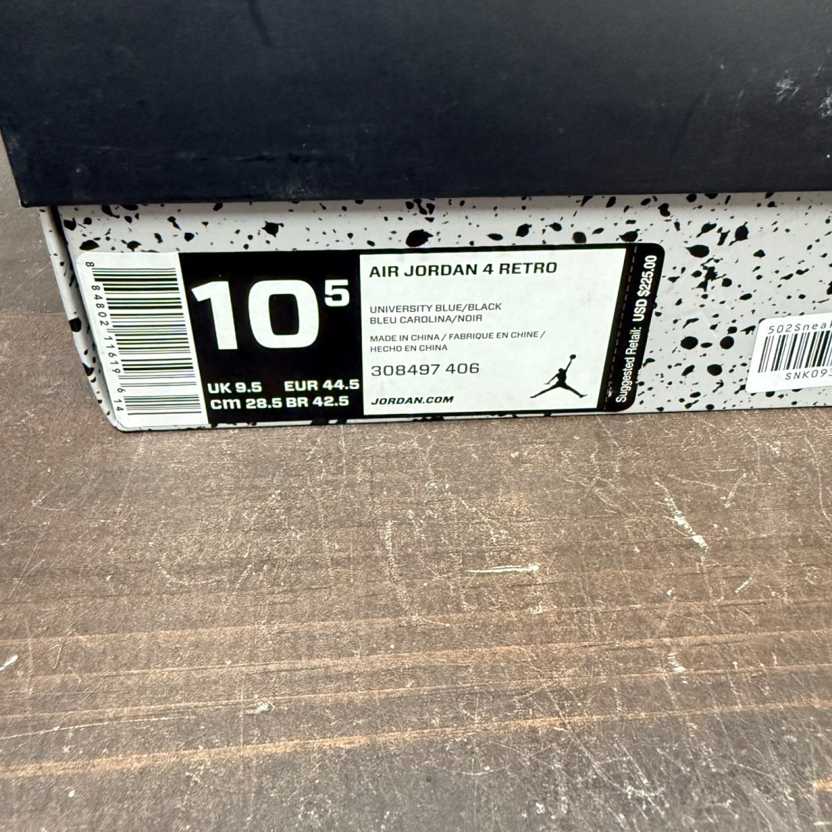 Jordan 4 Retro Travis Scott Cactus Jack Size 10.5 (Pre-Owned)
