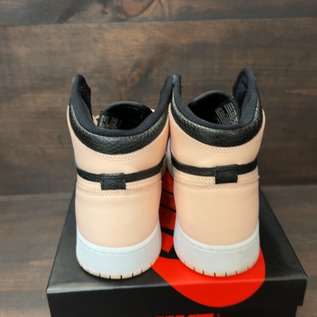Jordan 1 Retro High Black Crimson Tint (GS) - Image 4