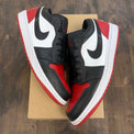 Jordan 1 Low Bred Toe Size 12 (Pre-Owned) - Image 1