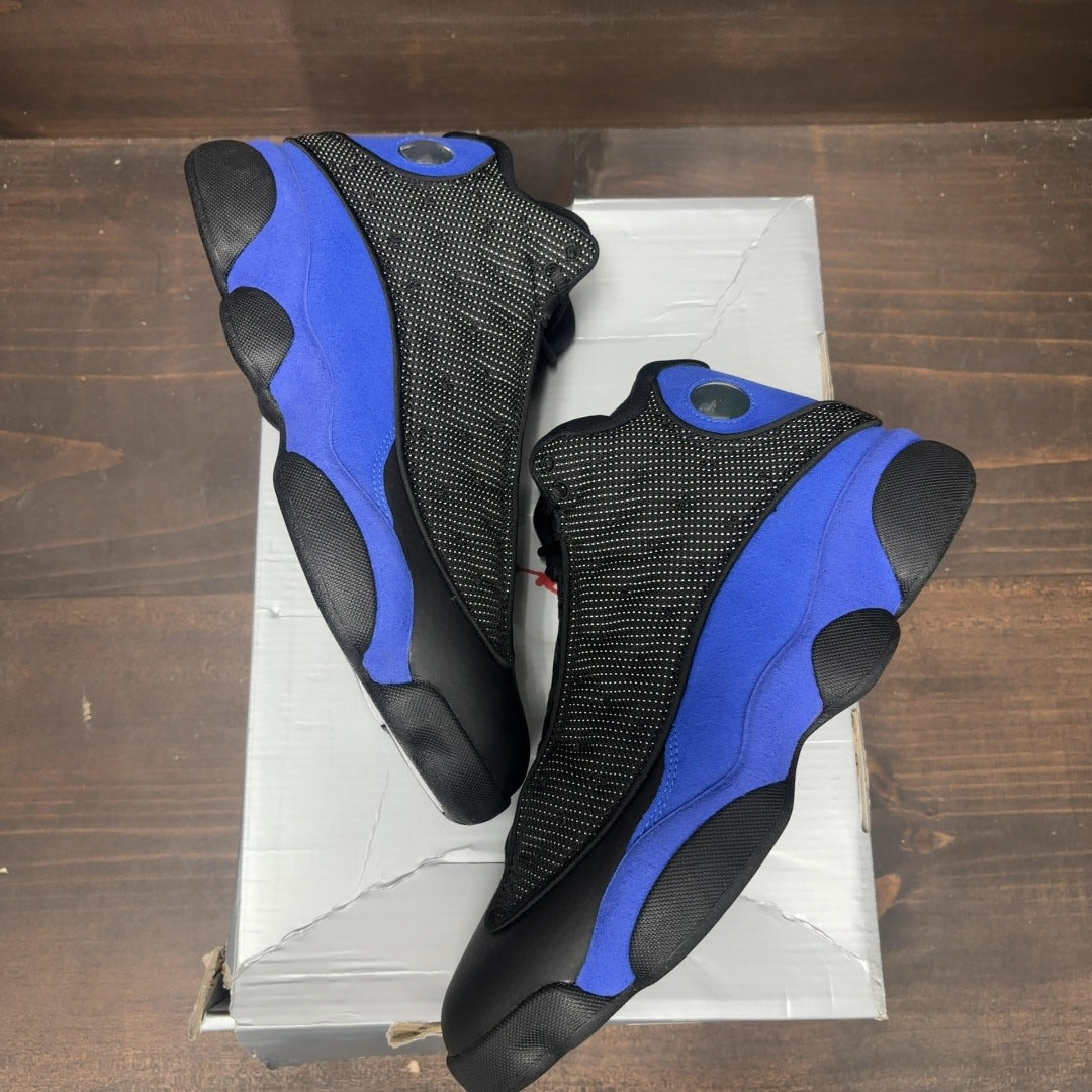 Jordan 13 Retro Black Hyper Royal Size 9.5 - Image 2