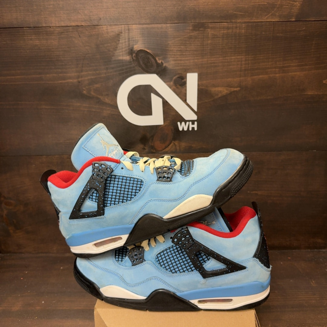 Jordan 4 Retro Travis Scott Cactus Jack Size 11 (Pre-Owned) - Image 1