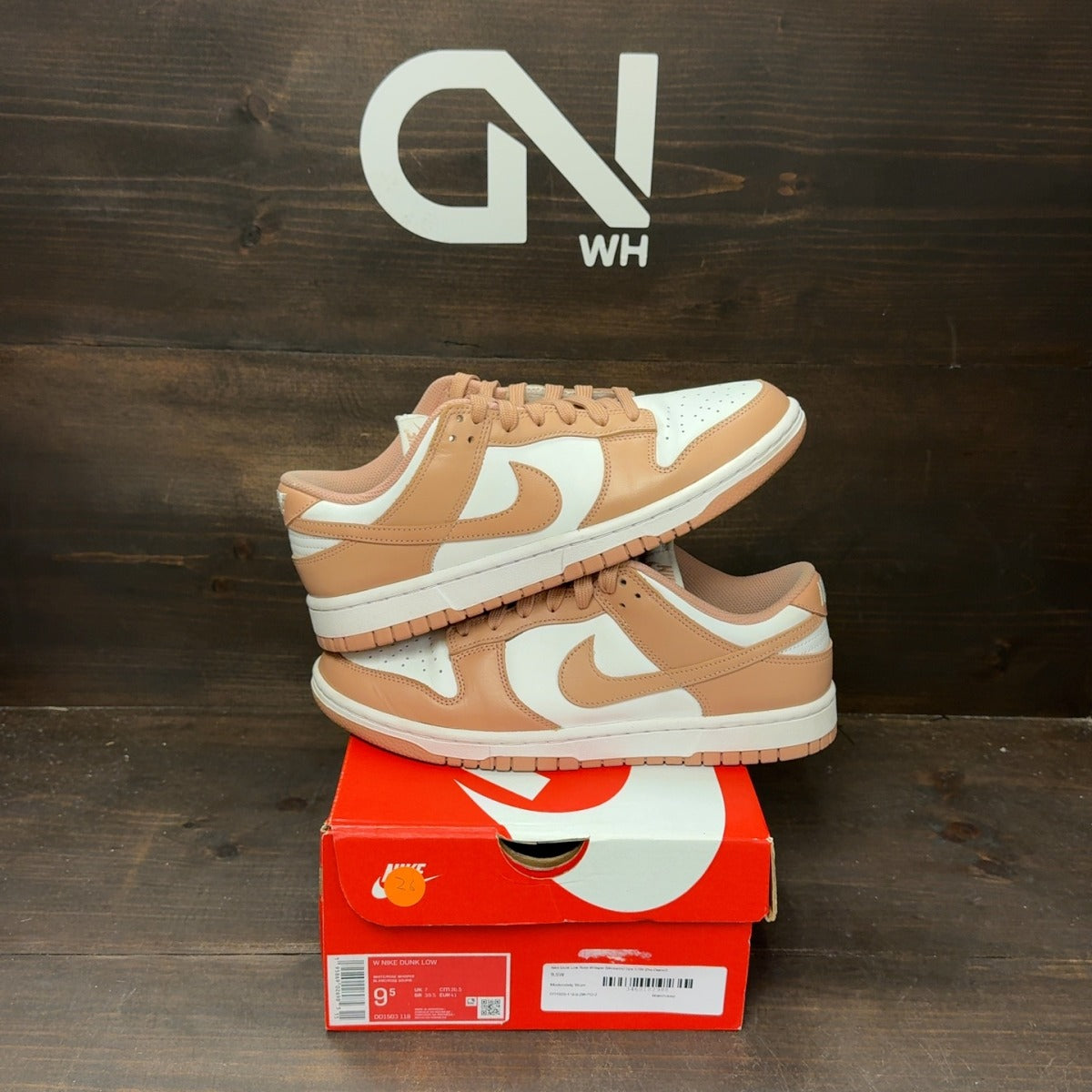 Nike Dunk Low Rose Whisper (Women's) - Image 1