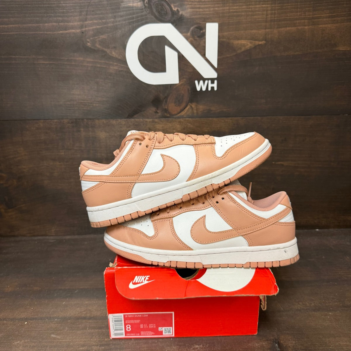 Nike Dunk Low Rose Whisper (Women's) - Image 1