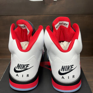 Jordan 5 Retro Fire Red Black Tongue (2025) - Image 5