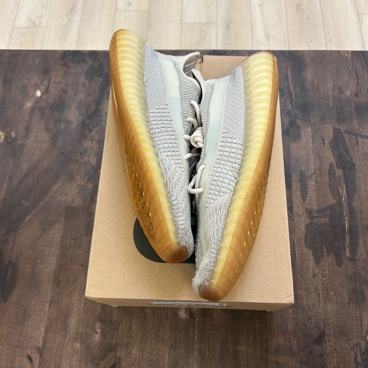 adidas Yeezy Boost 350 V2 Citrin (Non-Reflective) Size 12 (Pre-Owned) - Image 1