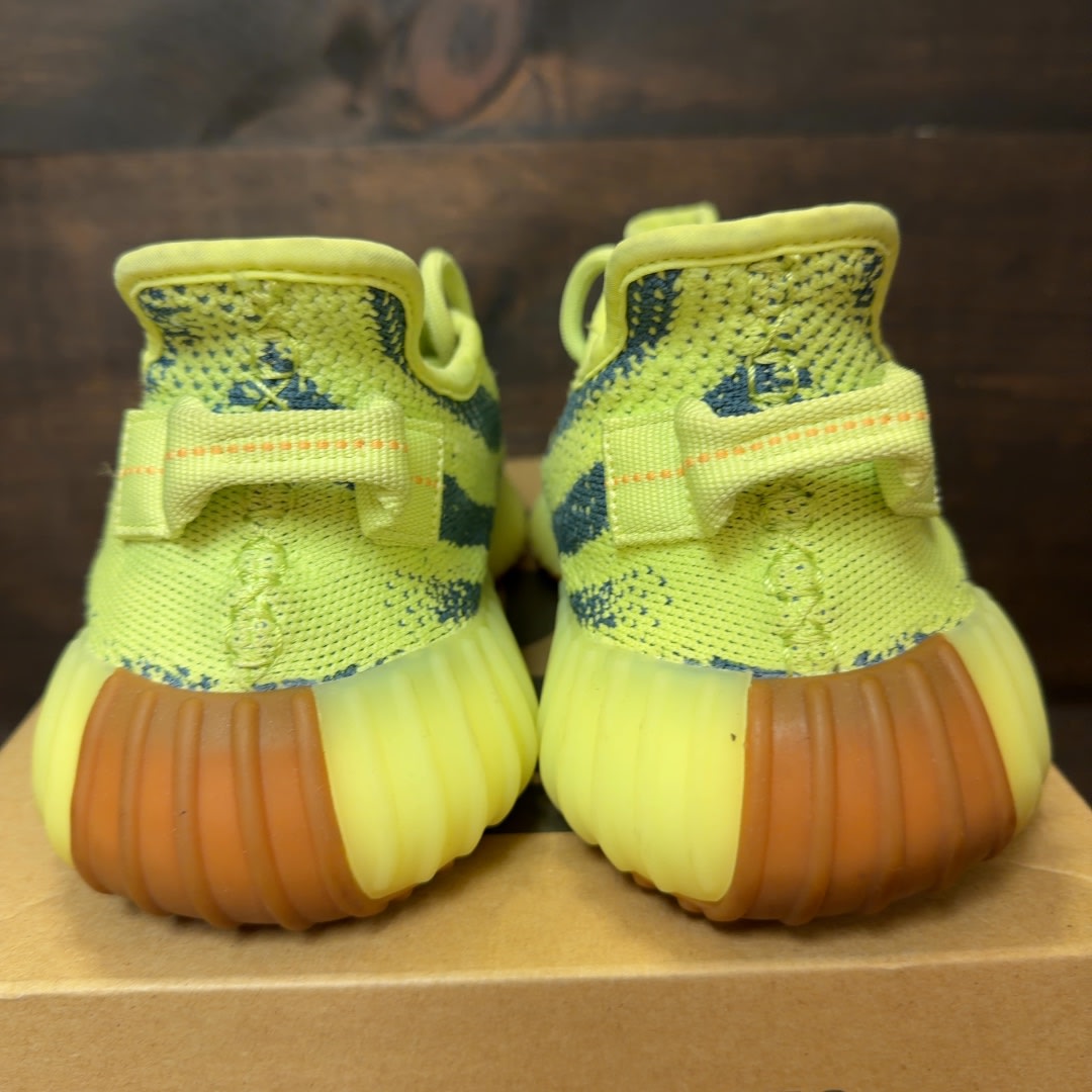 adidas Yeezy Boost 350 V2 Semi Frozen Yellow Size 7.5 (Pre-Owned)
