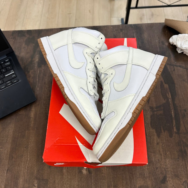Nike Dunk High Sail Gum (Women's) - Image 1