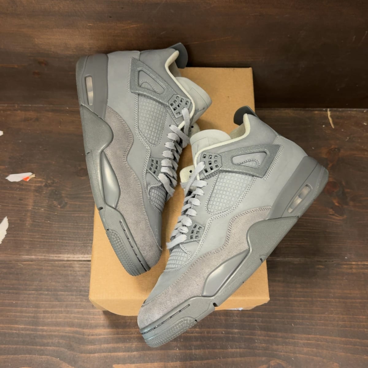 Jordan 4 Retro SE Paris Olympics Wet Cement Size 11.5 (Pre-Owned) - back