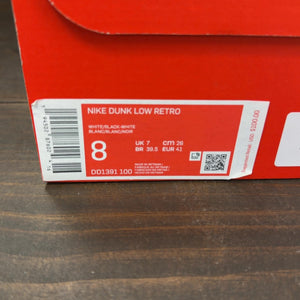 Nike Dunk Low Retro White Black Panda - Image 8