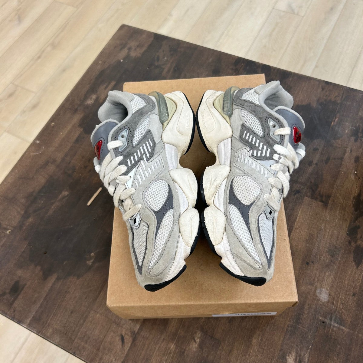 New Balance 9060 Rain Cloud Grey Size 4.5 (Pre-Owned) - Image 3