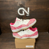 Jordan 11 Retro Low Pink Snakeskin (2019) (Women's) Size 12W (Pre-Owned) - Image 1