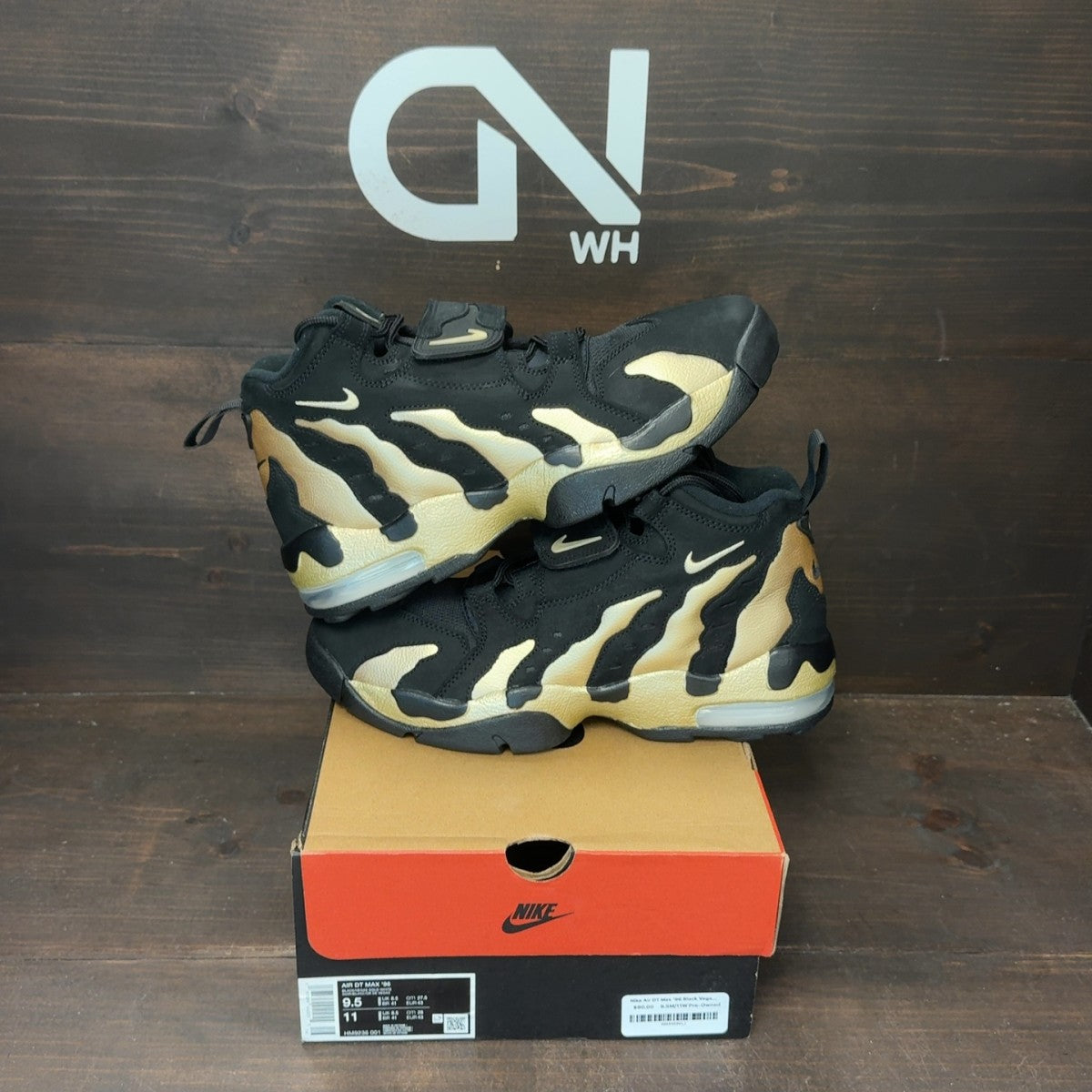 Nike Air DT Max '96 Black Vegas Gold - Image 1
