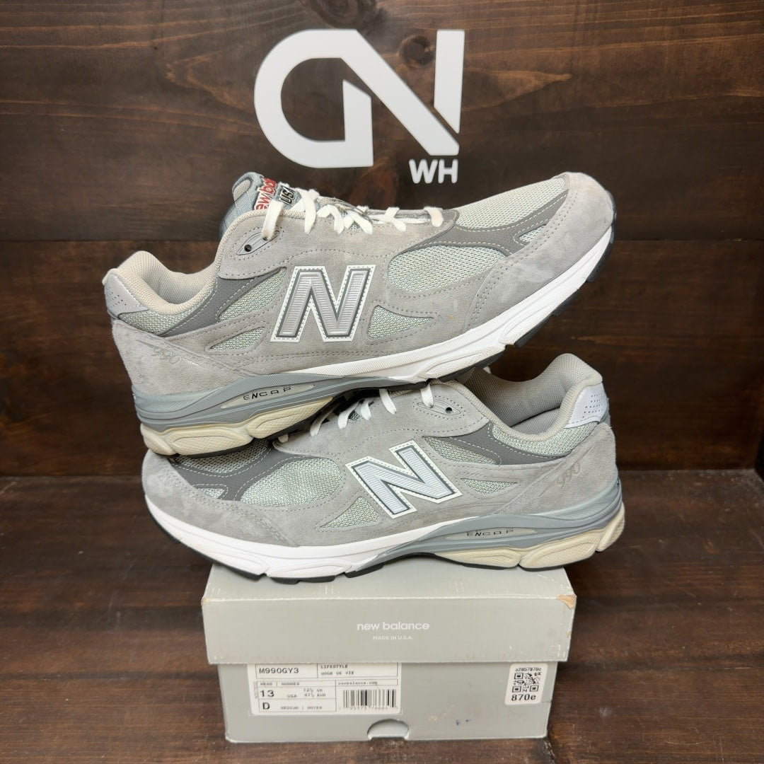 New Balance 990v3 MiUSA Grey Size 13 (Pre-Owned)
