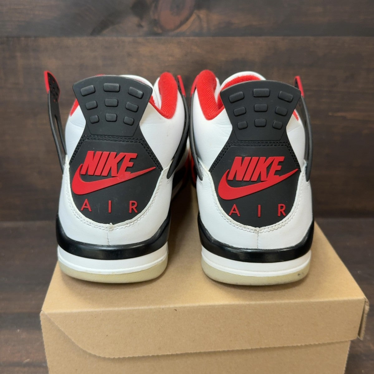 Jordan 4 Retro Fire Red (2020) Size 11 (Pre-Owned) - Image 4