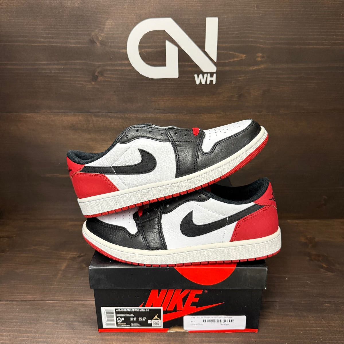 Jordan 1 Retro Low OG Black Toe (2023) - Image 1