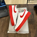 Nike Air Force 1 Low White Red Midsole - Image 1