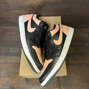 Jordan 1 Retro High Black Crimson Tint Size 12 (Pre-Owned) - Image 2