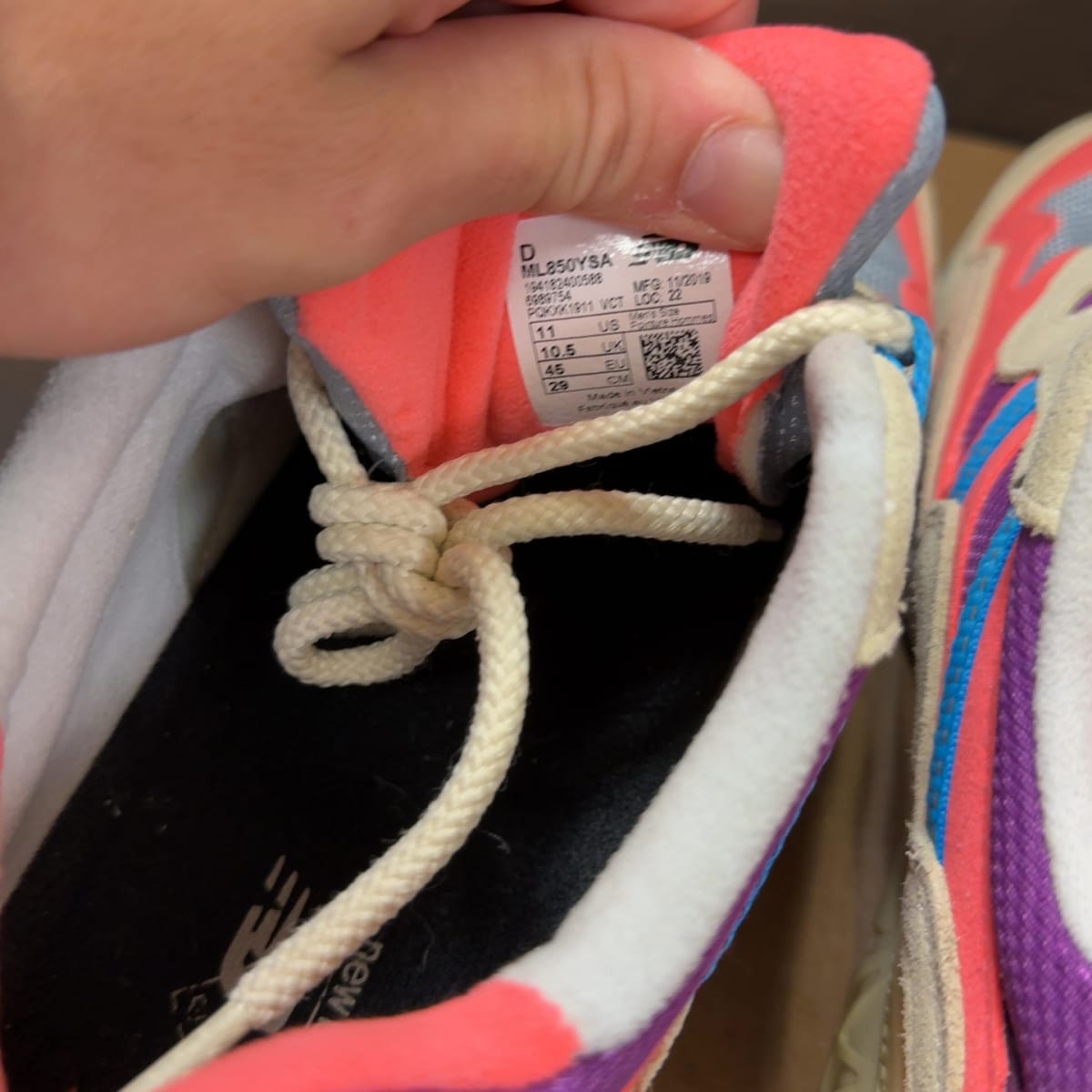 New Balance 850 OG Reissue Size 11 (Pre-Owned) - aux