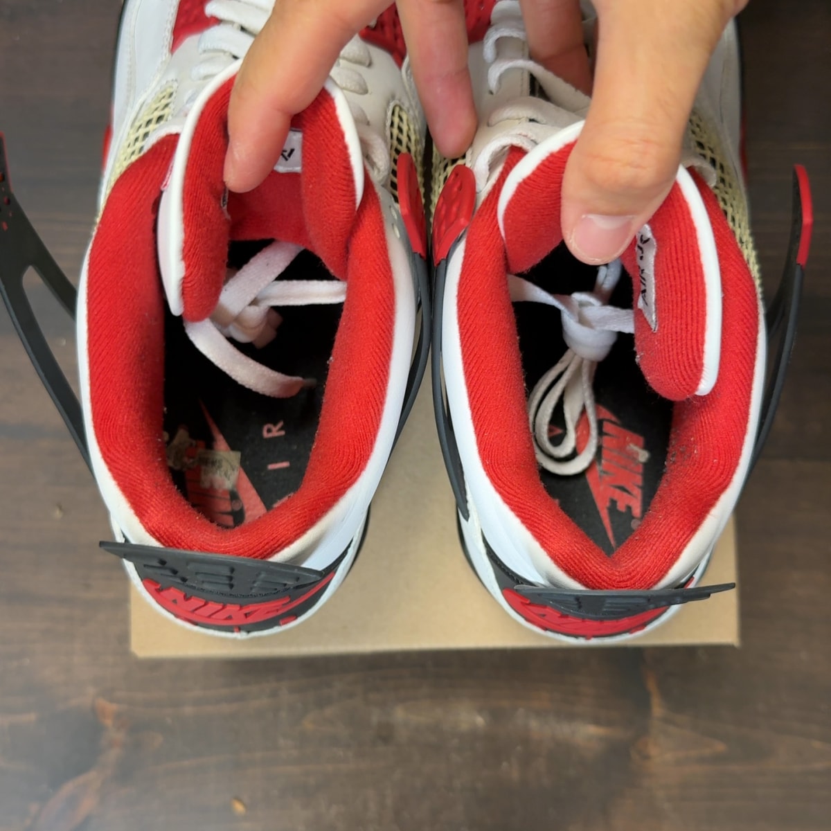 Jordan 4 Retro Fire Red (2020) Size 11 (Pre-Owned) - Image 5